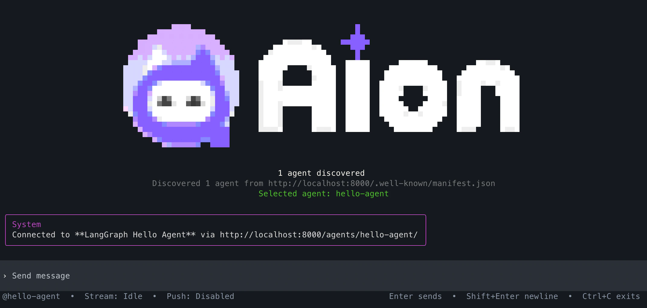 Aion CLI interface