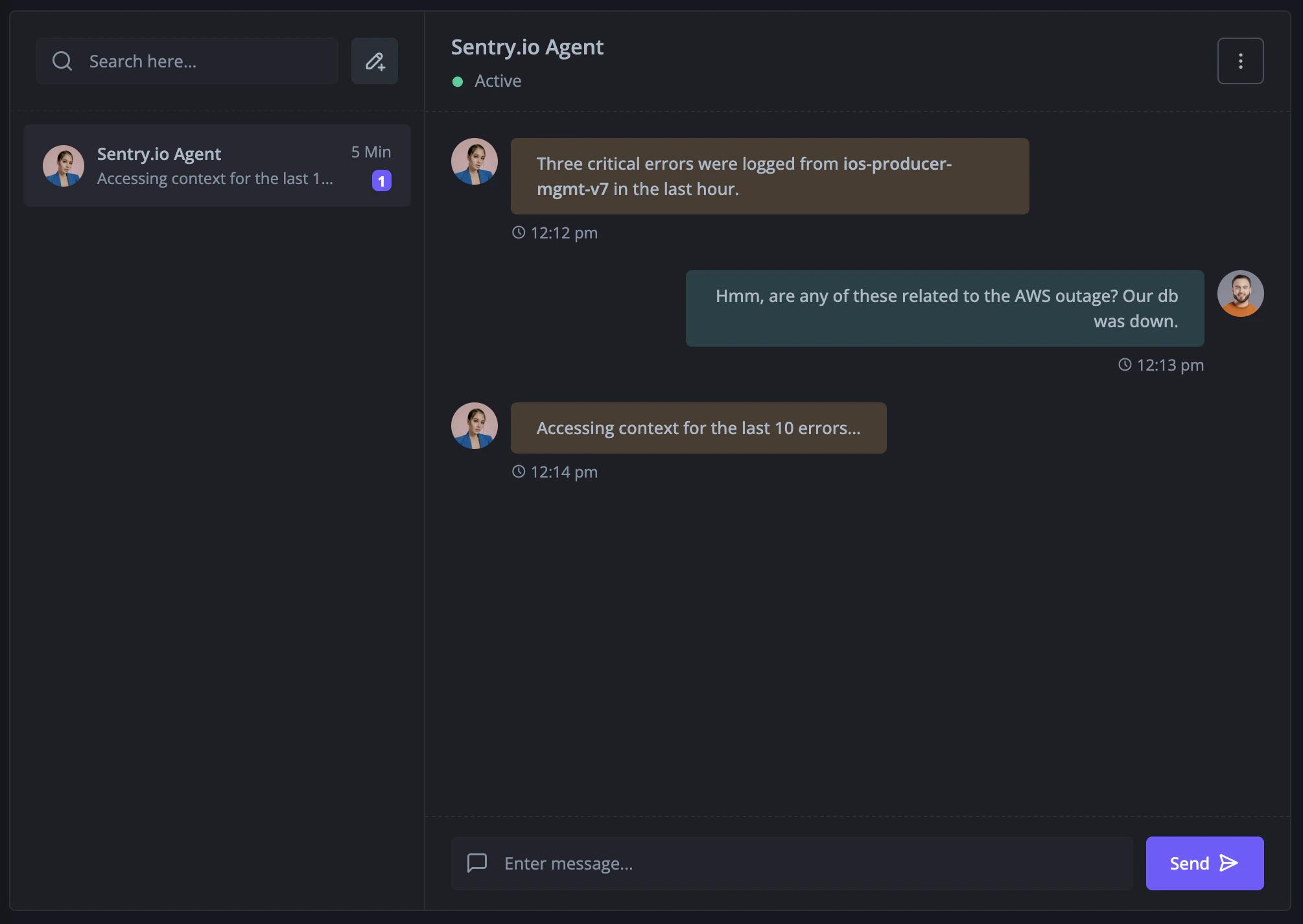 Aion Playground interface
