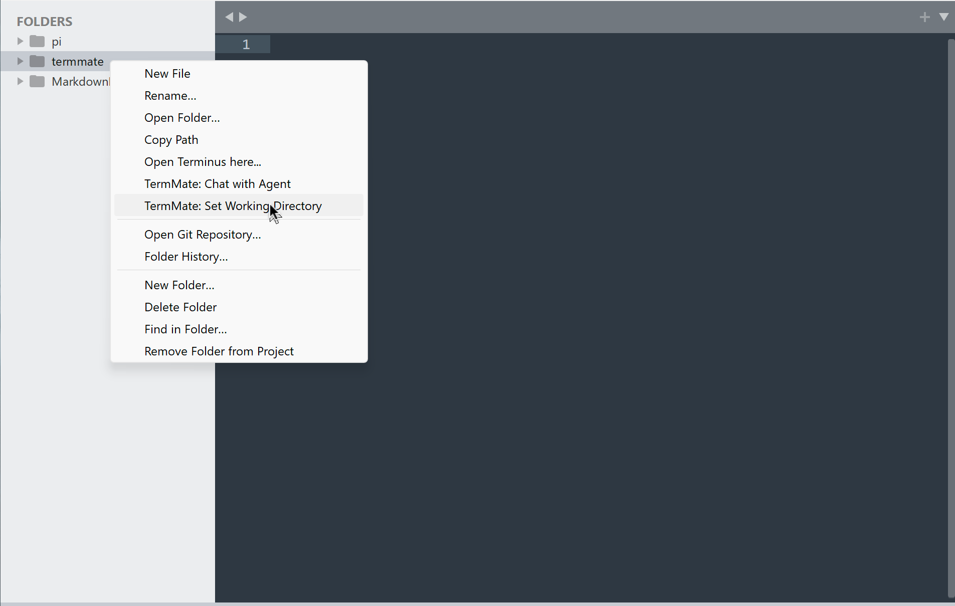Set Working Directory