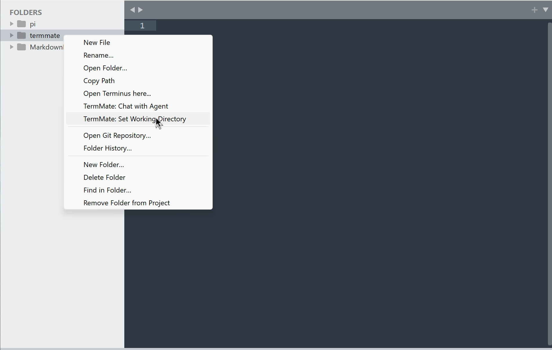 Set Working Directory