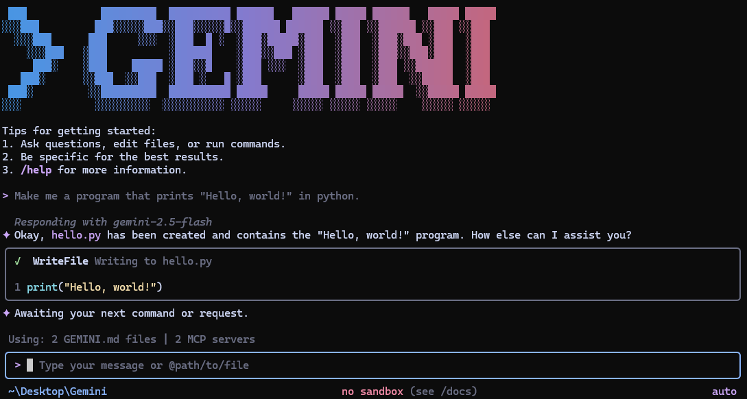 gemini cli poster