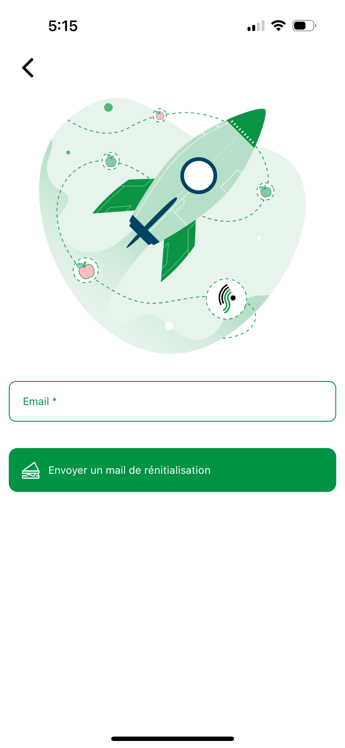 Réinitialisation du mot de passe