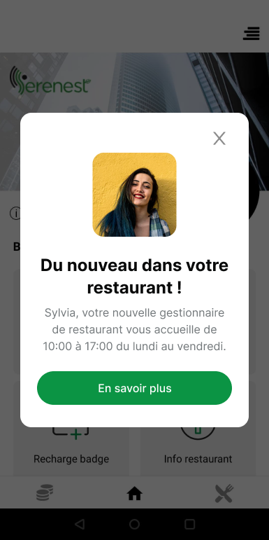 Notifications push et annonces