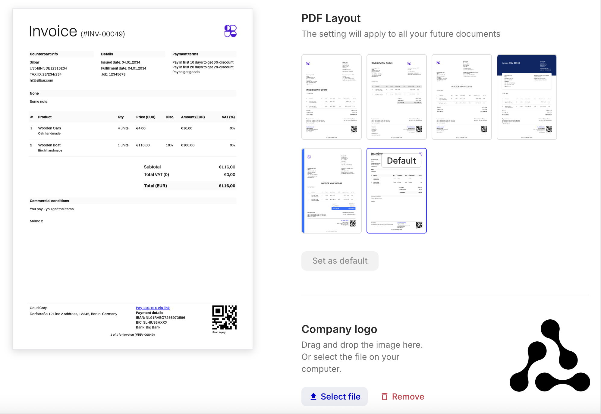 LayoutAndLogo component preview