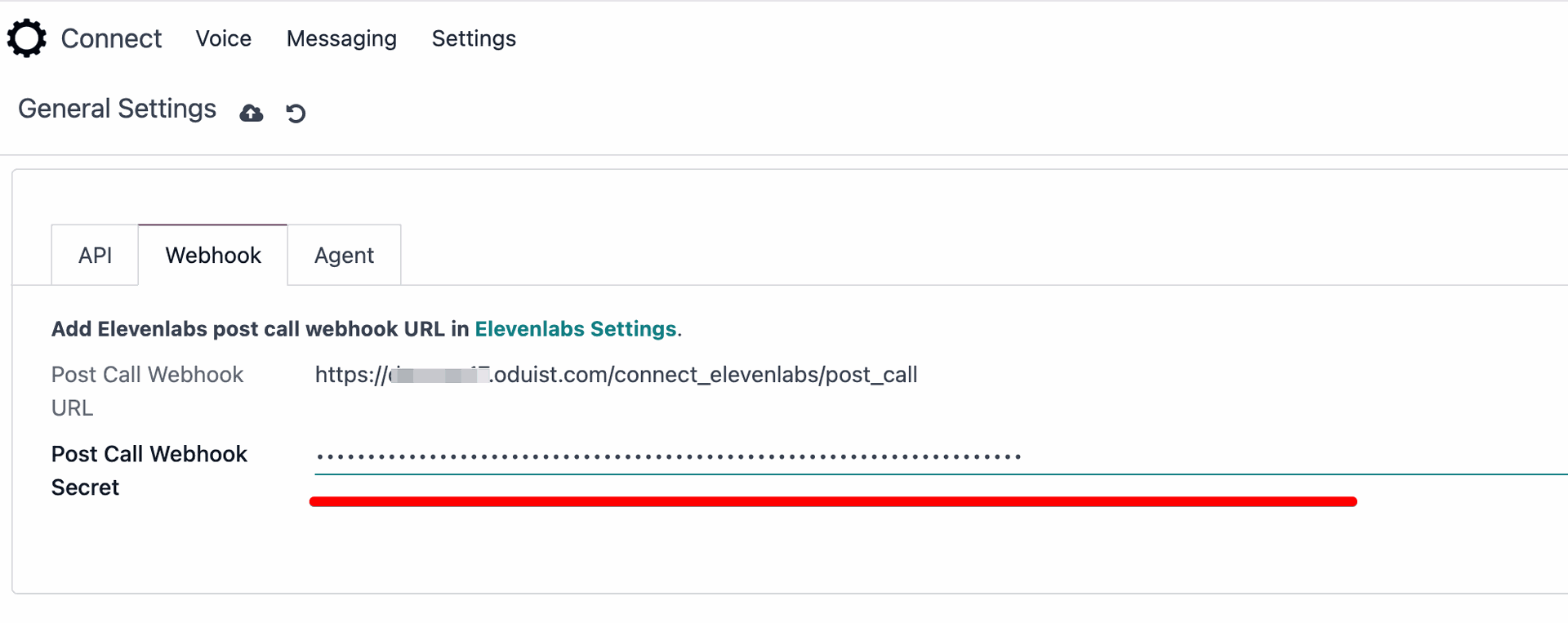 Webhook secret in Odoo