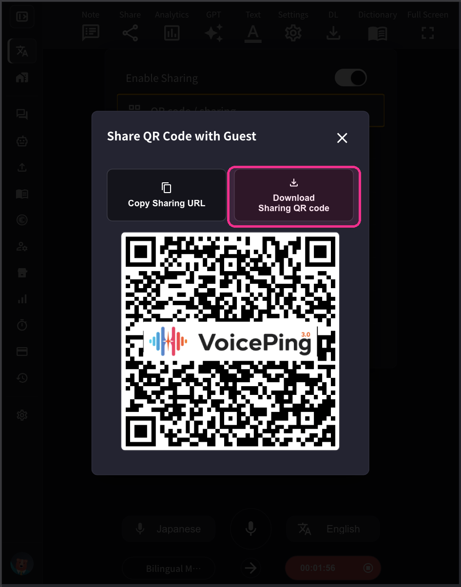 Live Audio Translation Subtitles for Seminars - VoicePing Docs