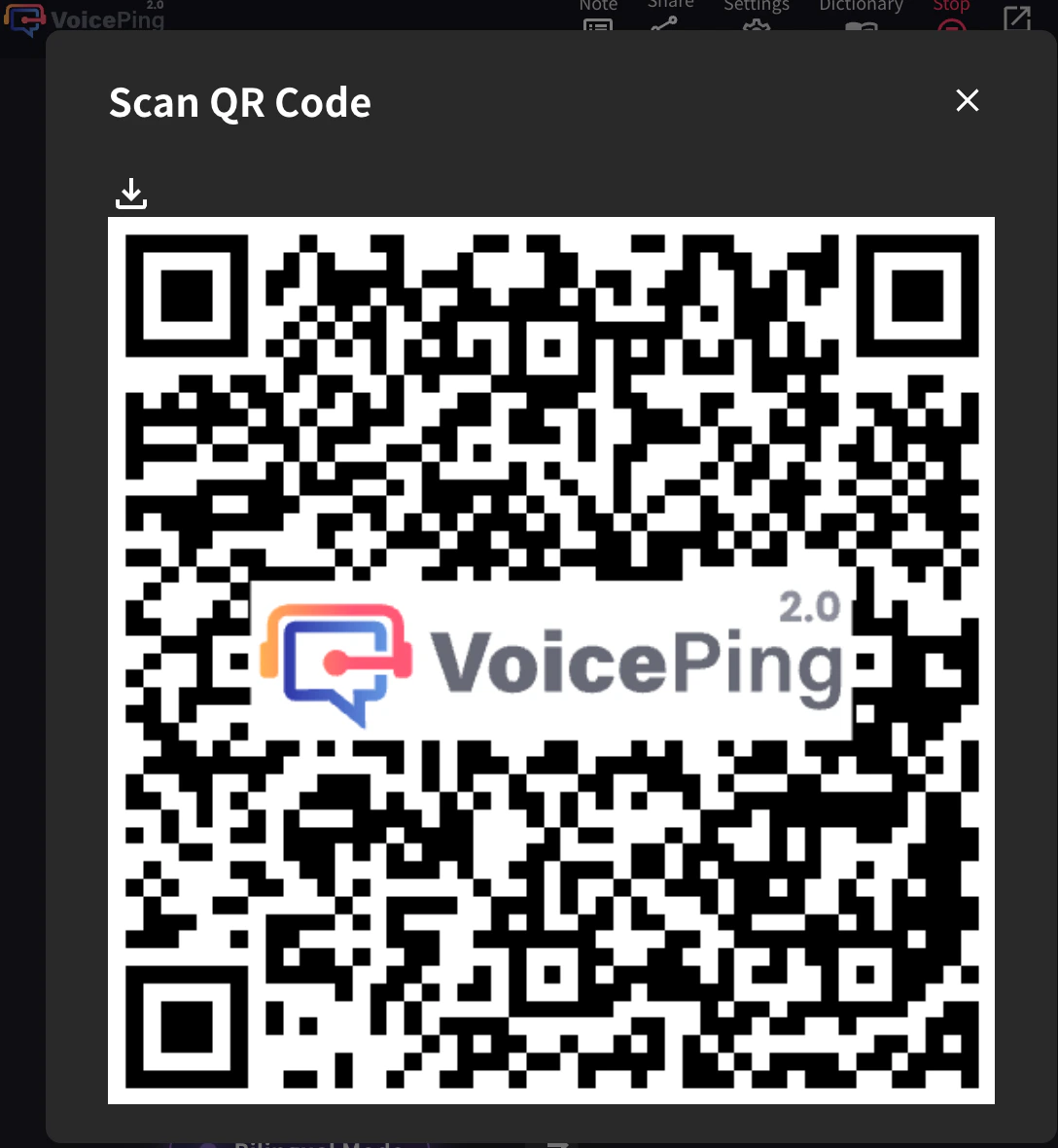 顯示 QR 碼