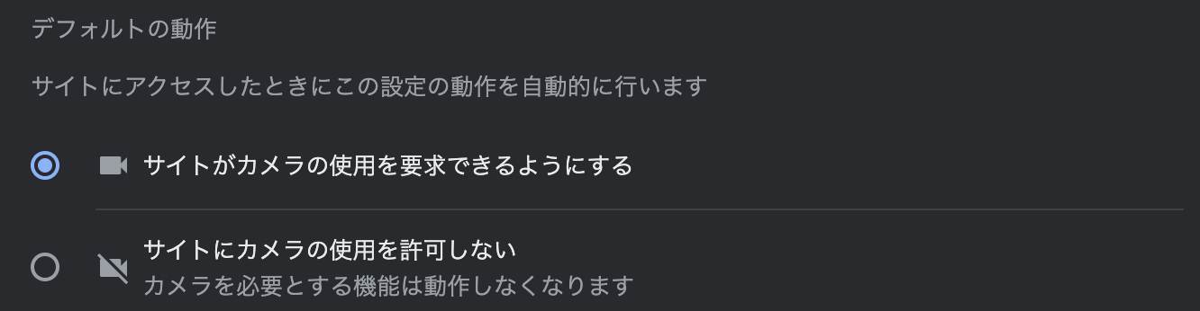 摄像头许可设置