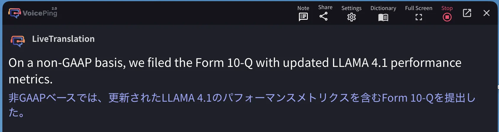 After: non-GAAP, Form 10-Q