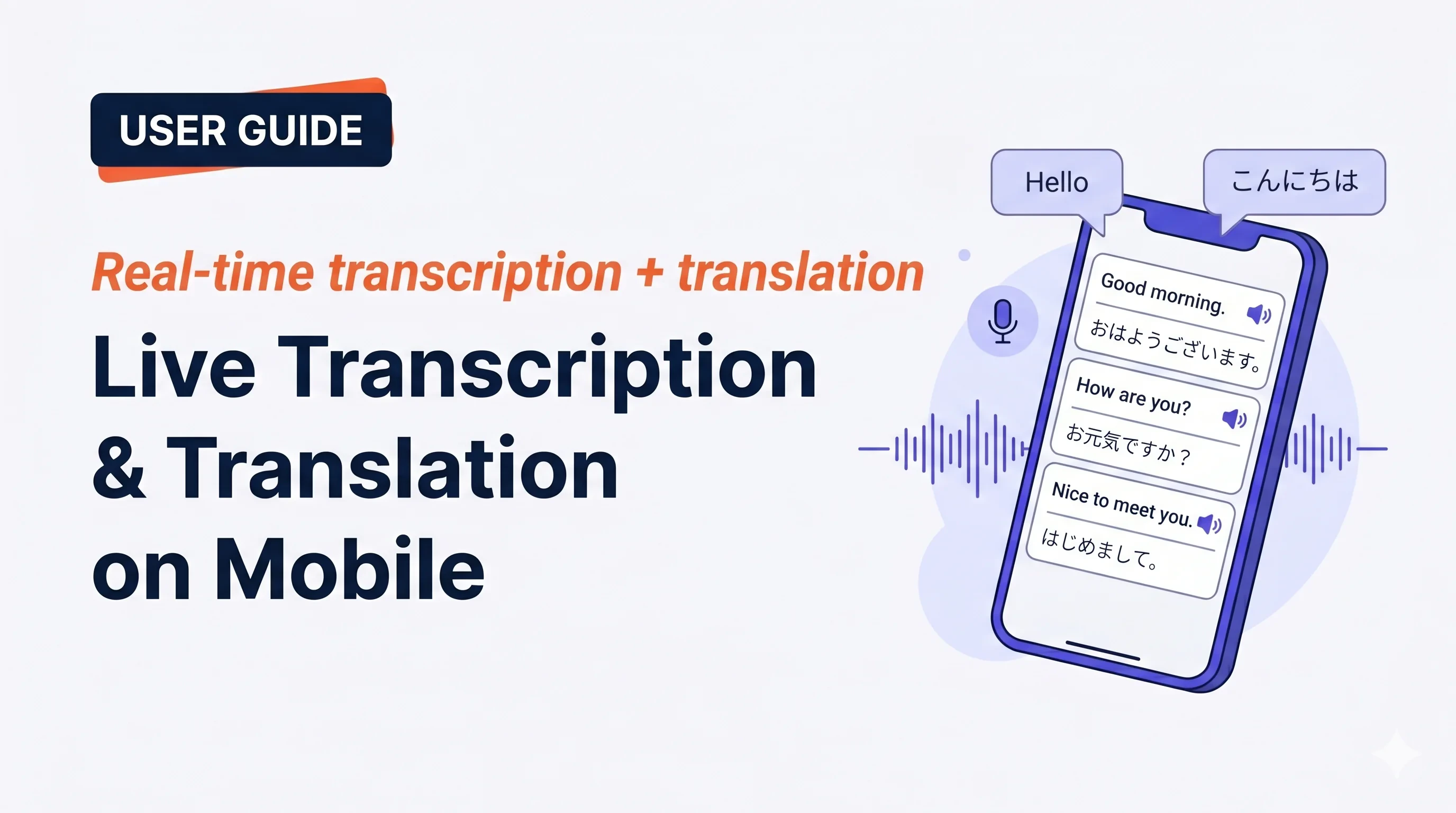 Live Transcription & Translation on Mobile
