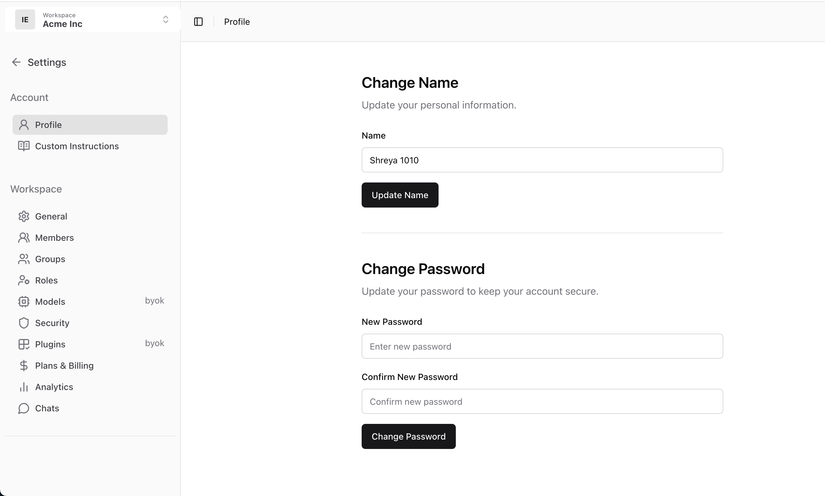 Aicamp Change Password Pn