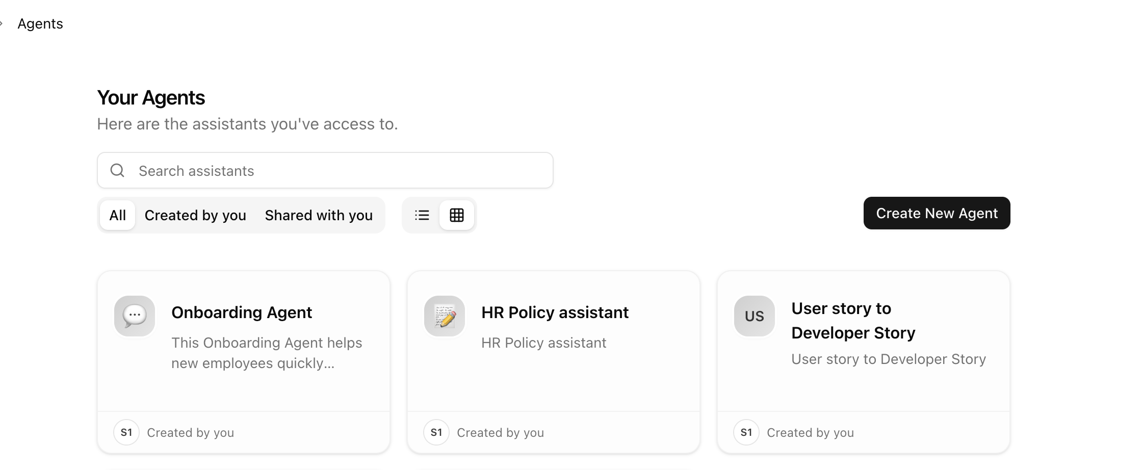 Create New Agent Pn