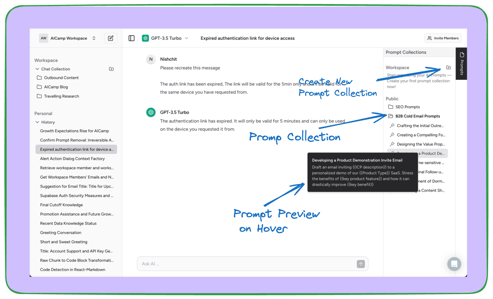 Prompt Collections Pn