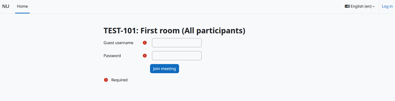 Guest user access