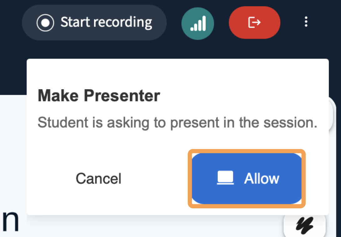 Allowpresenter