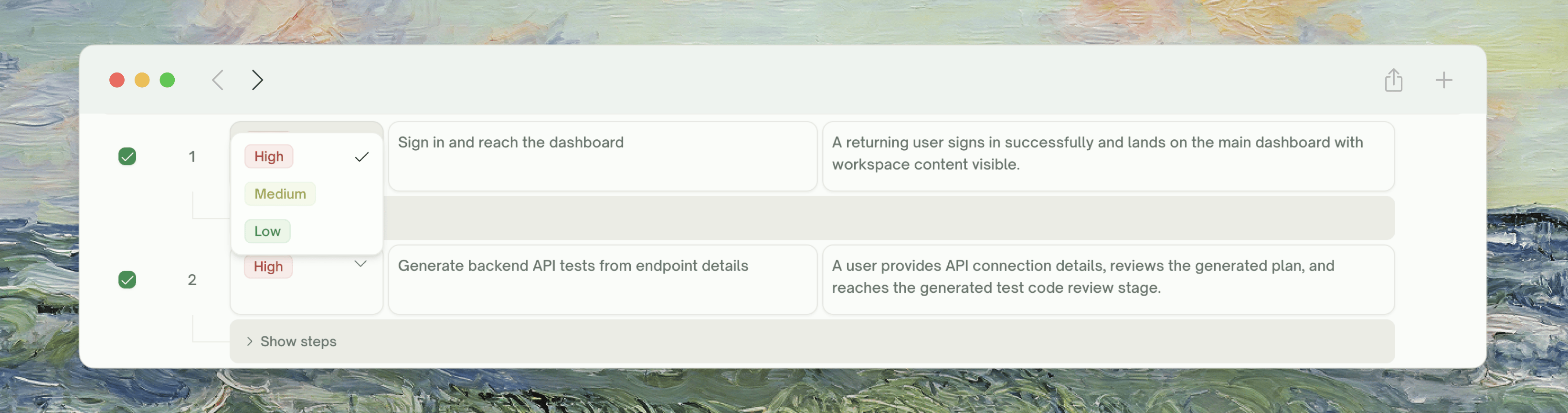 API Rerun confirmation dialog with skip-dependencies option