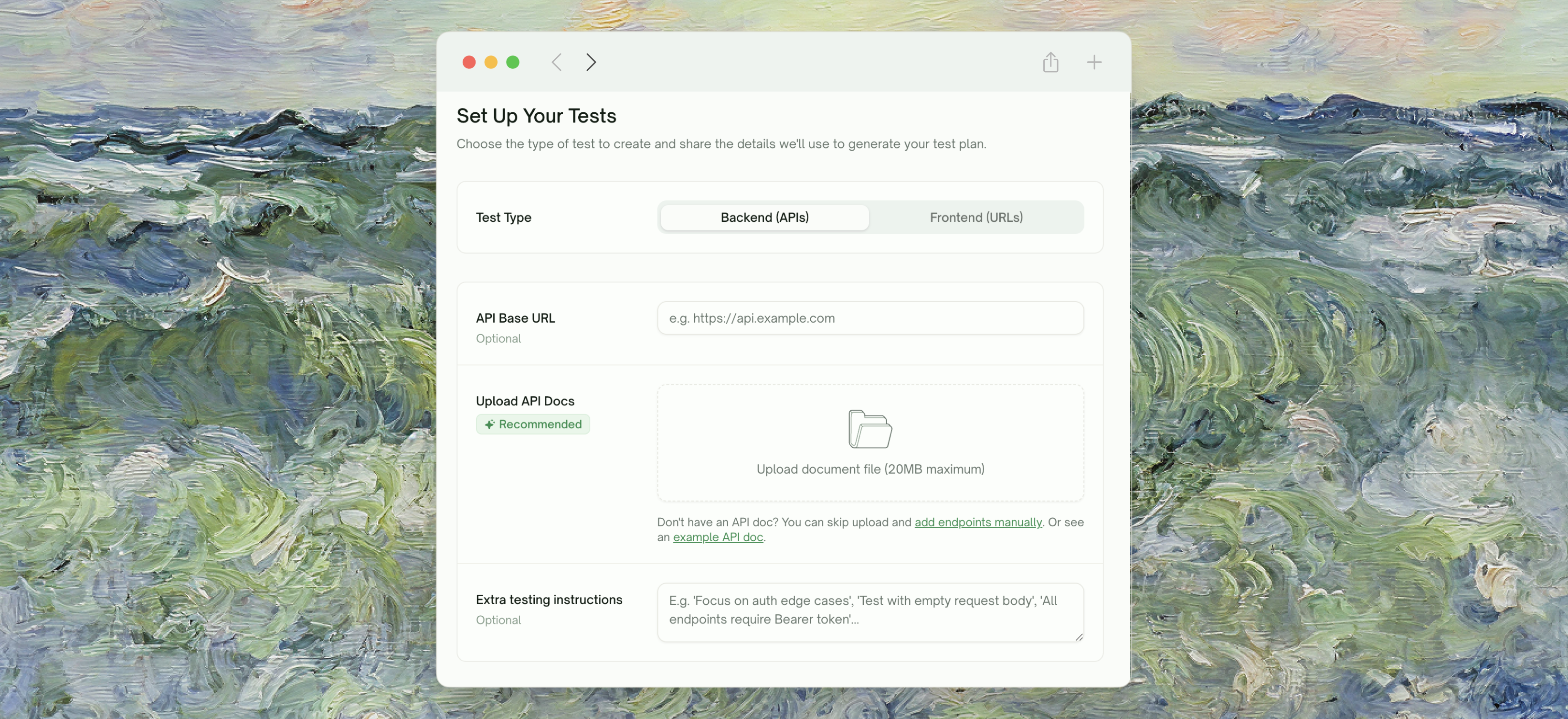 Your First Test - TestSprite Documentation