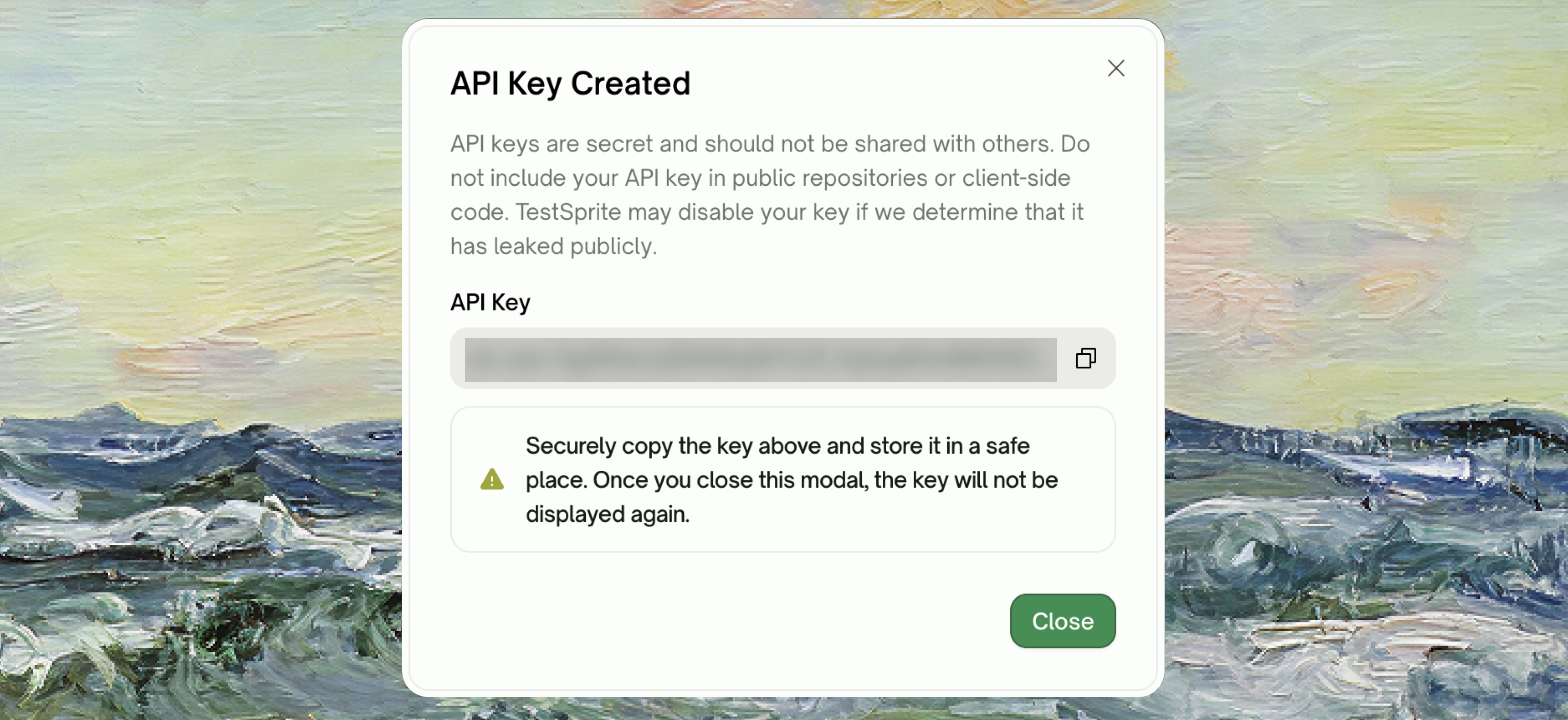 API Keys & MCP Integration - TestSprite Documentation