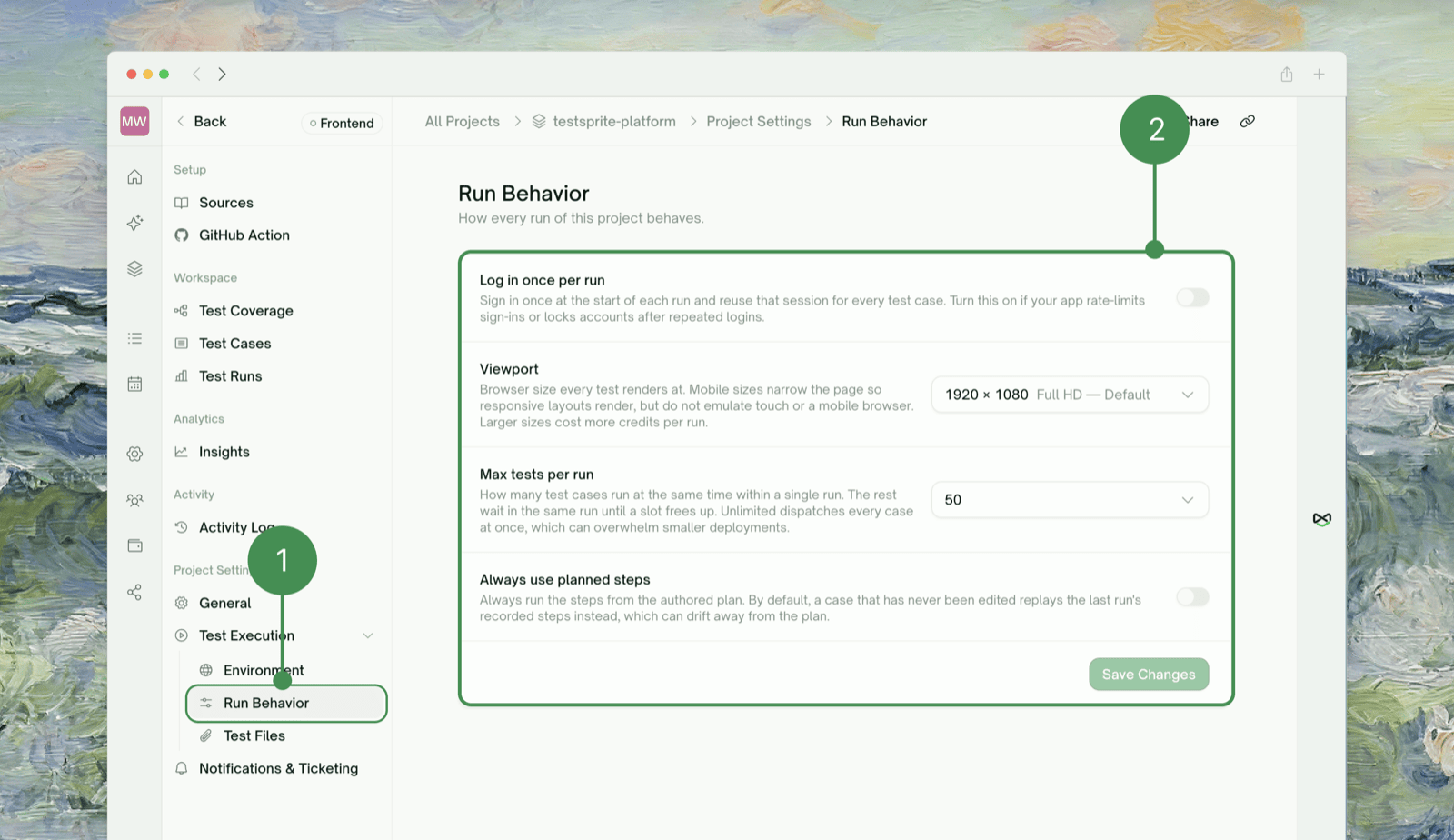 Run Behavior