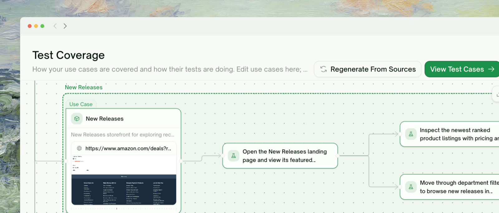 Web Portal dashboard