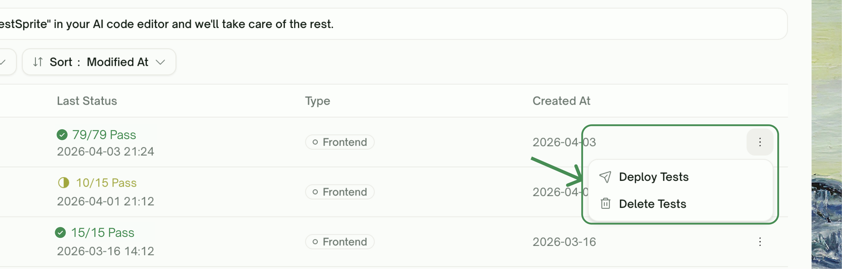 Deploy MCP Tests - TestSprite Documentation