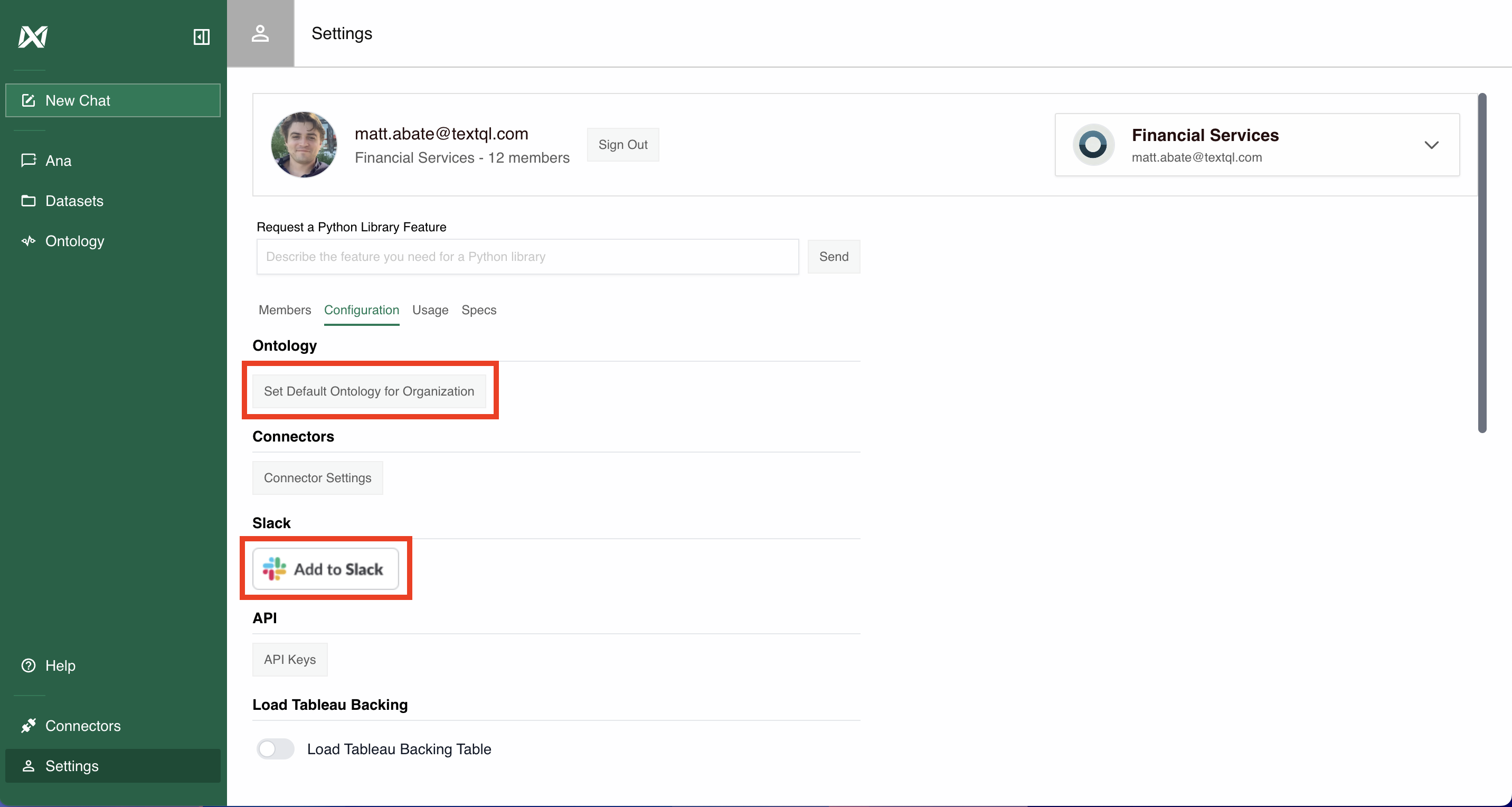 Add Slack