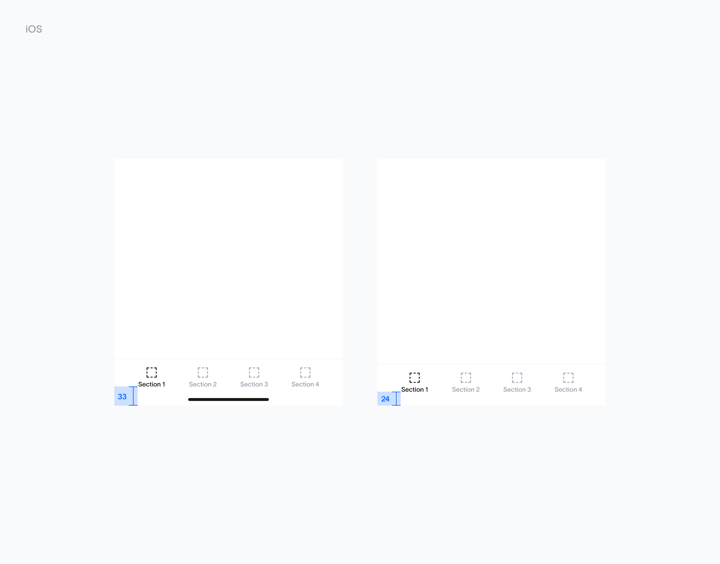 Tab bar iOS