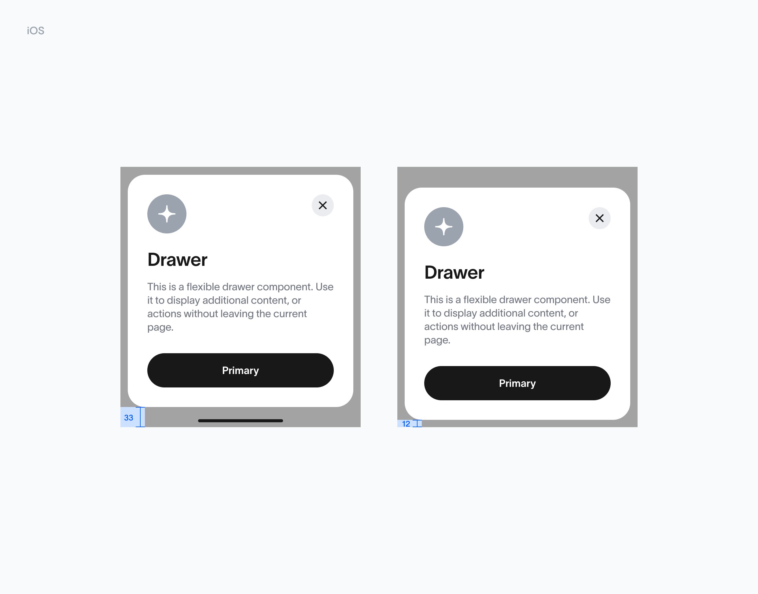 Drawers iOS
