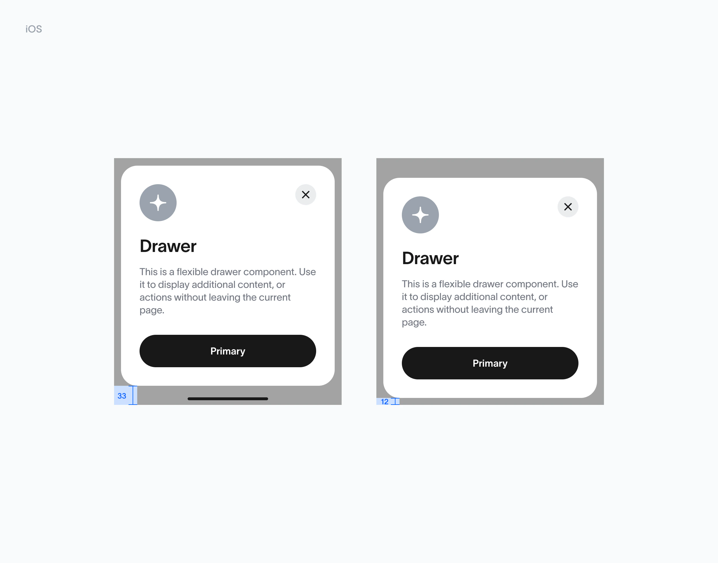 Drawers iOS