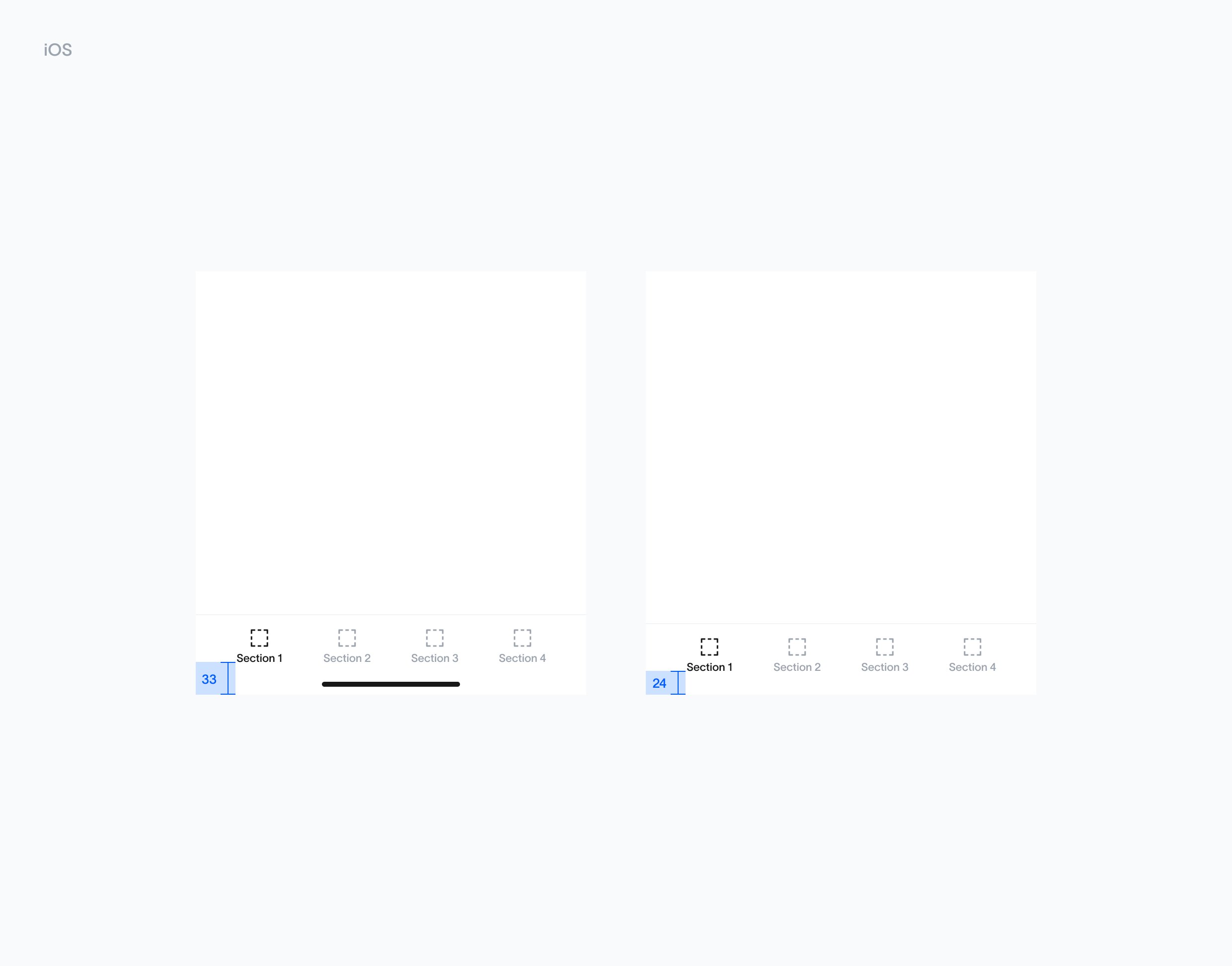 Tab bar iOS
