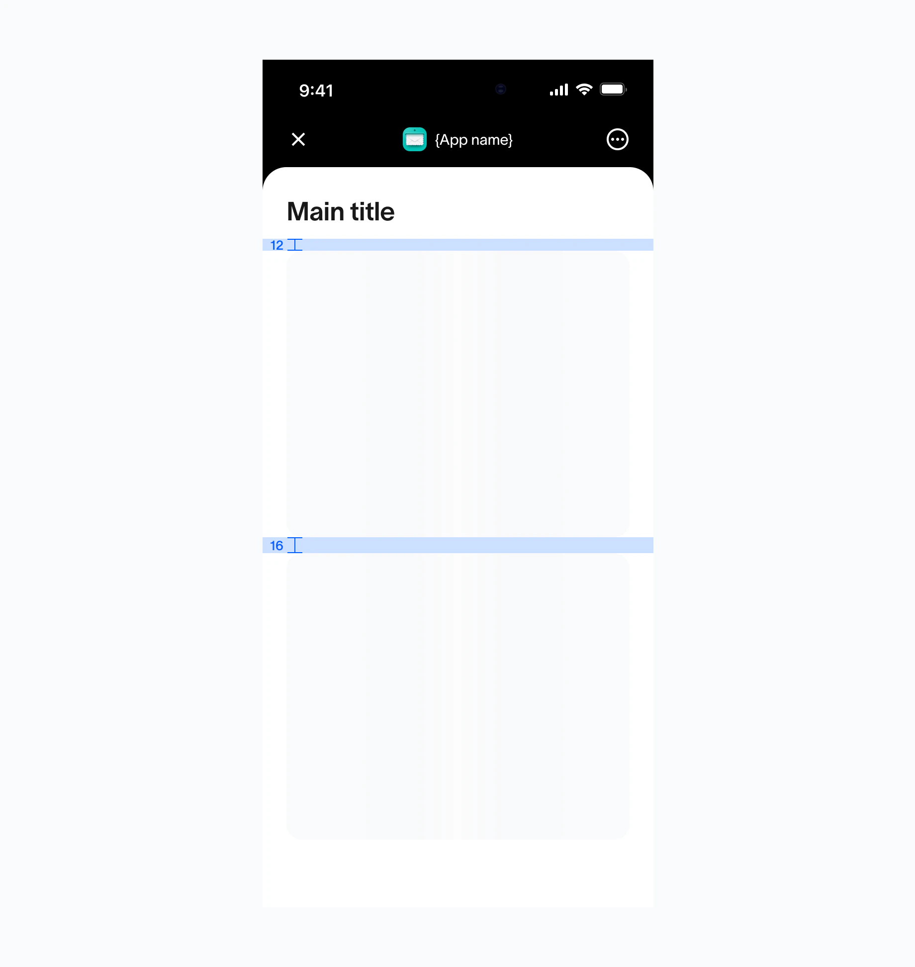 One clear task per page