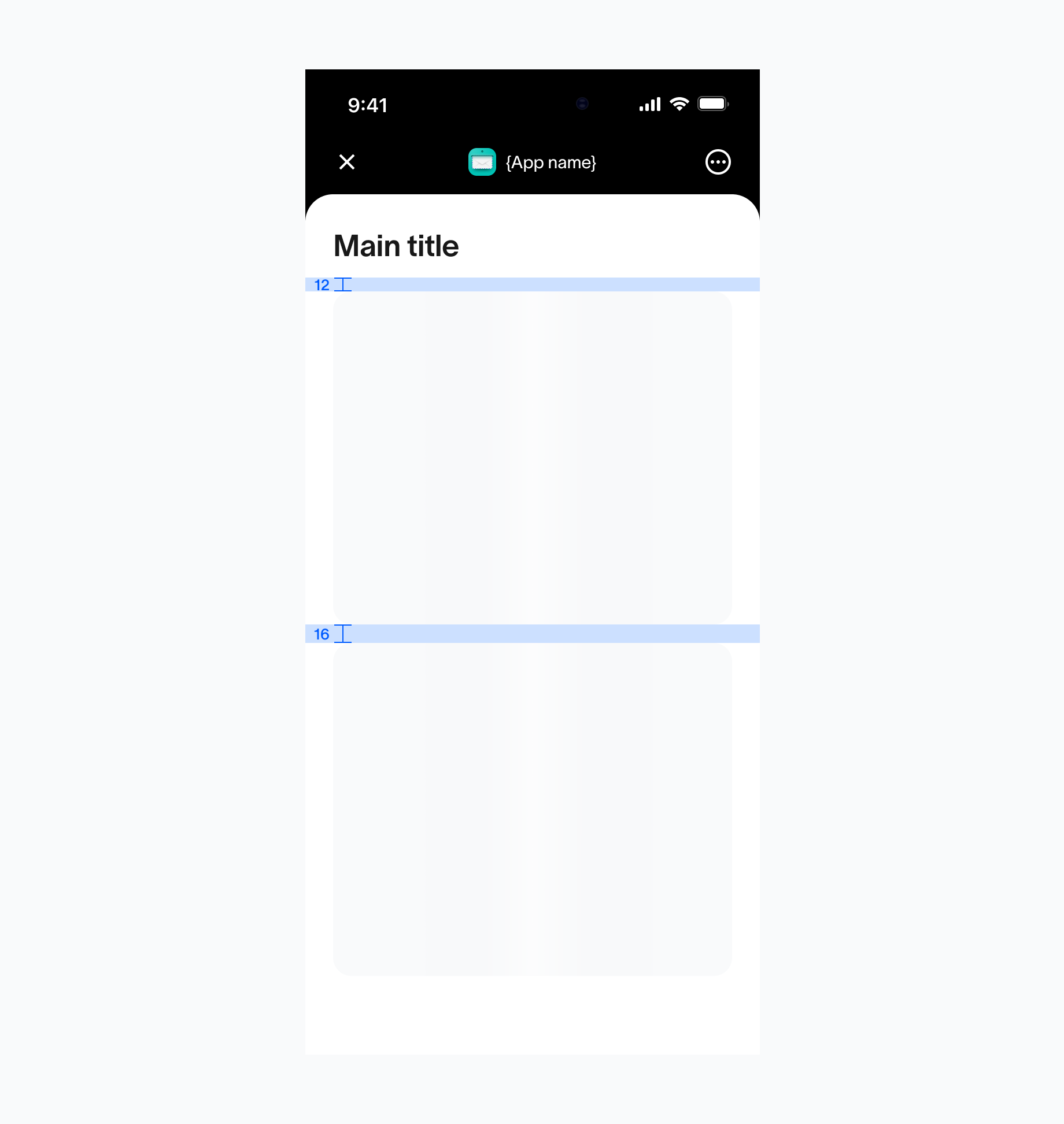One clear task per page