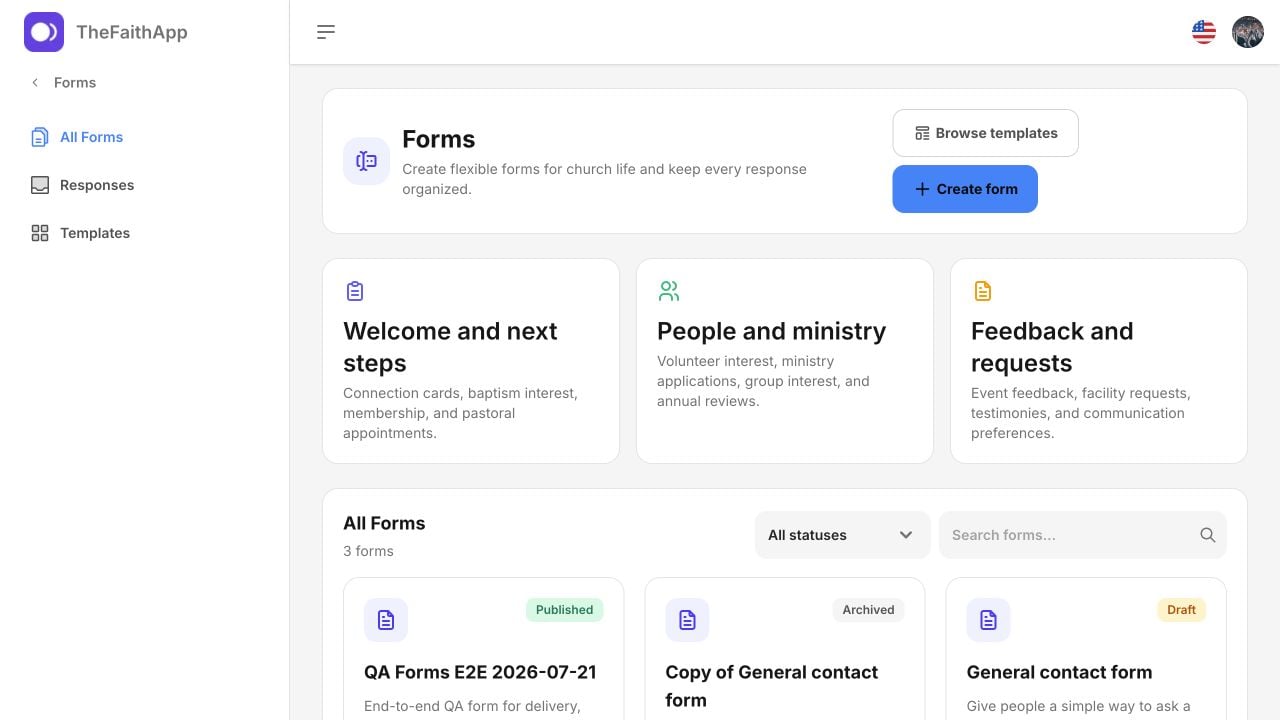 The Forms library