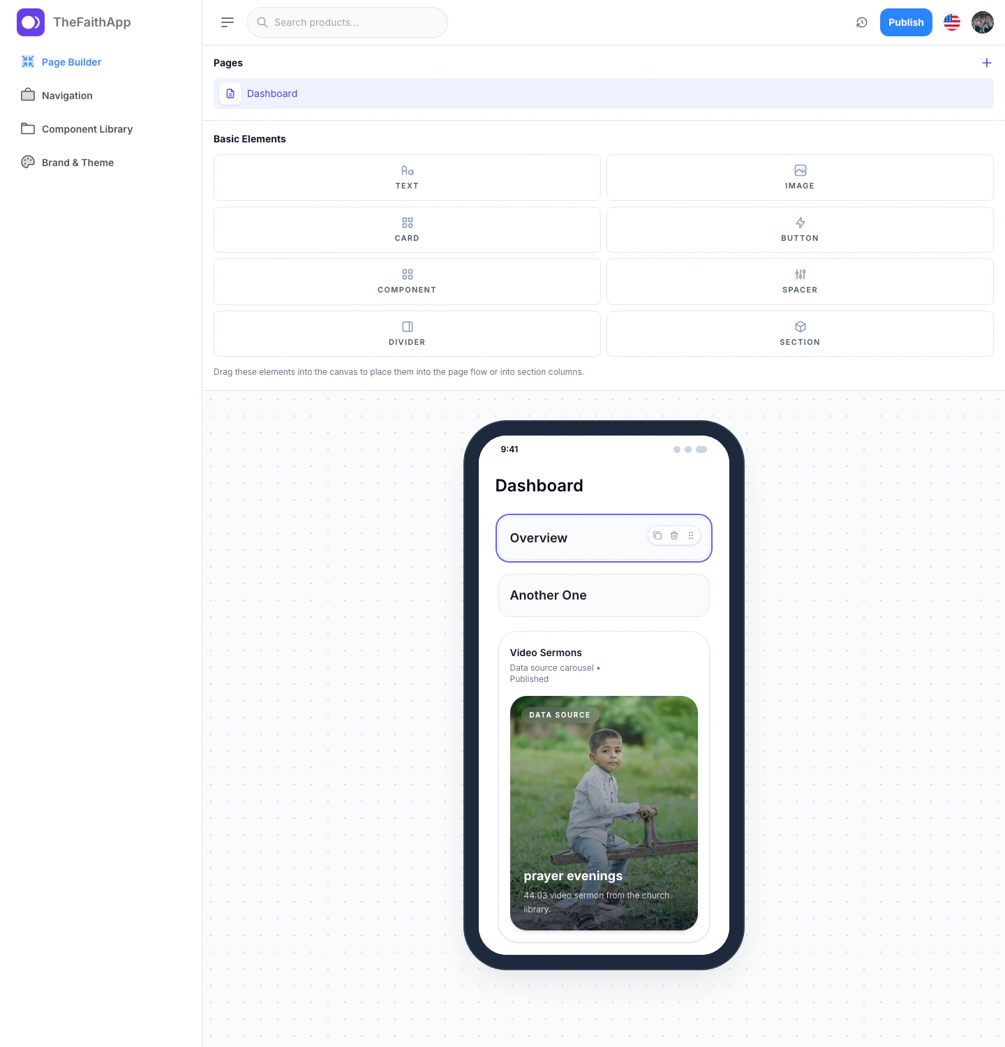 Page builder