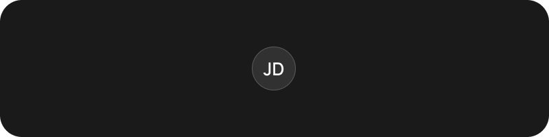 Avatar with Initials