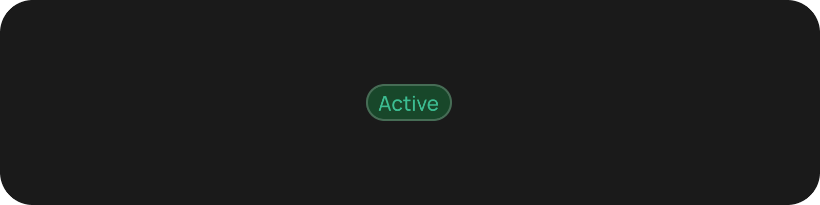 Success Badge Example