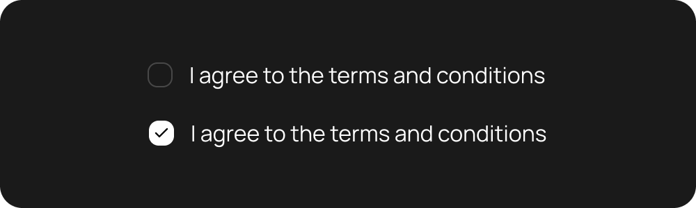 Checkbox with label