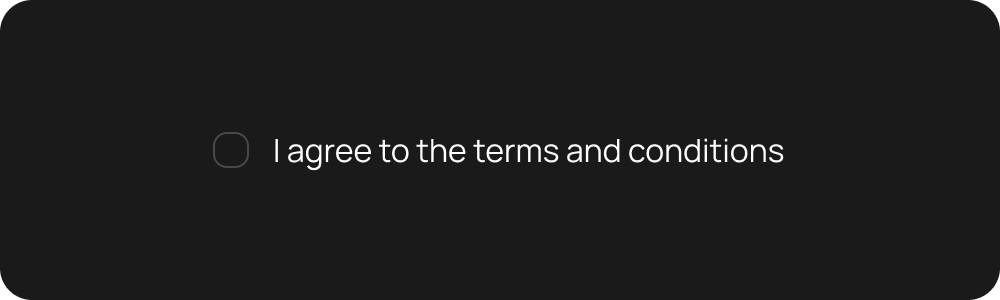 Unchecked checkbox