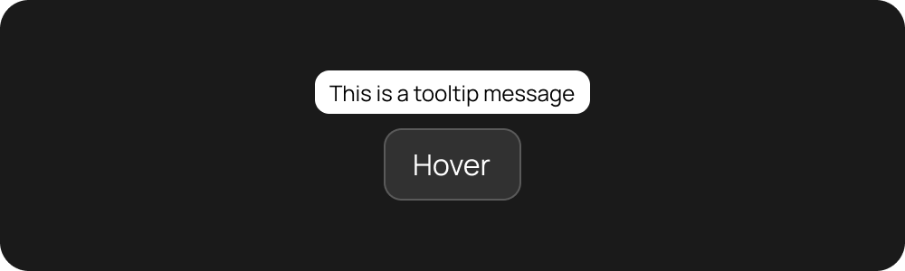 Standard tooltip