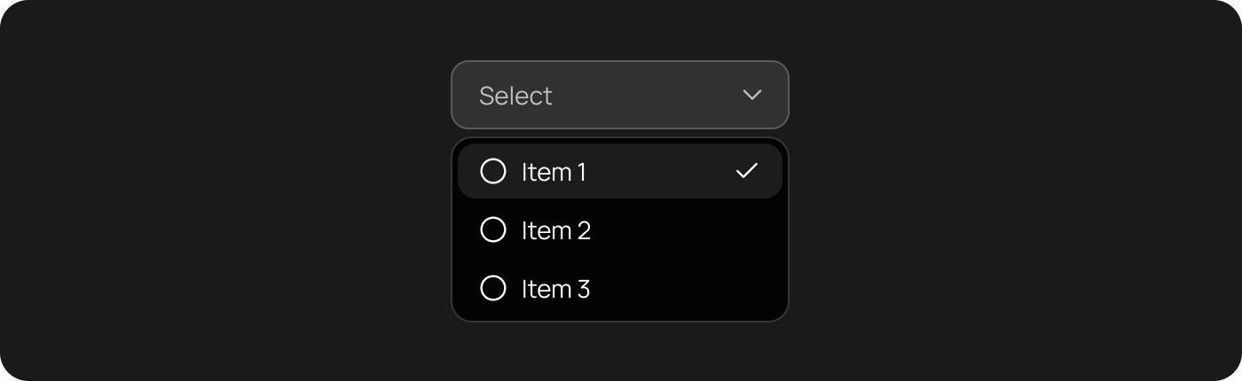 Dropdown with icons