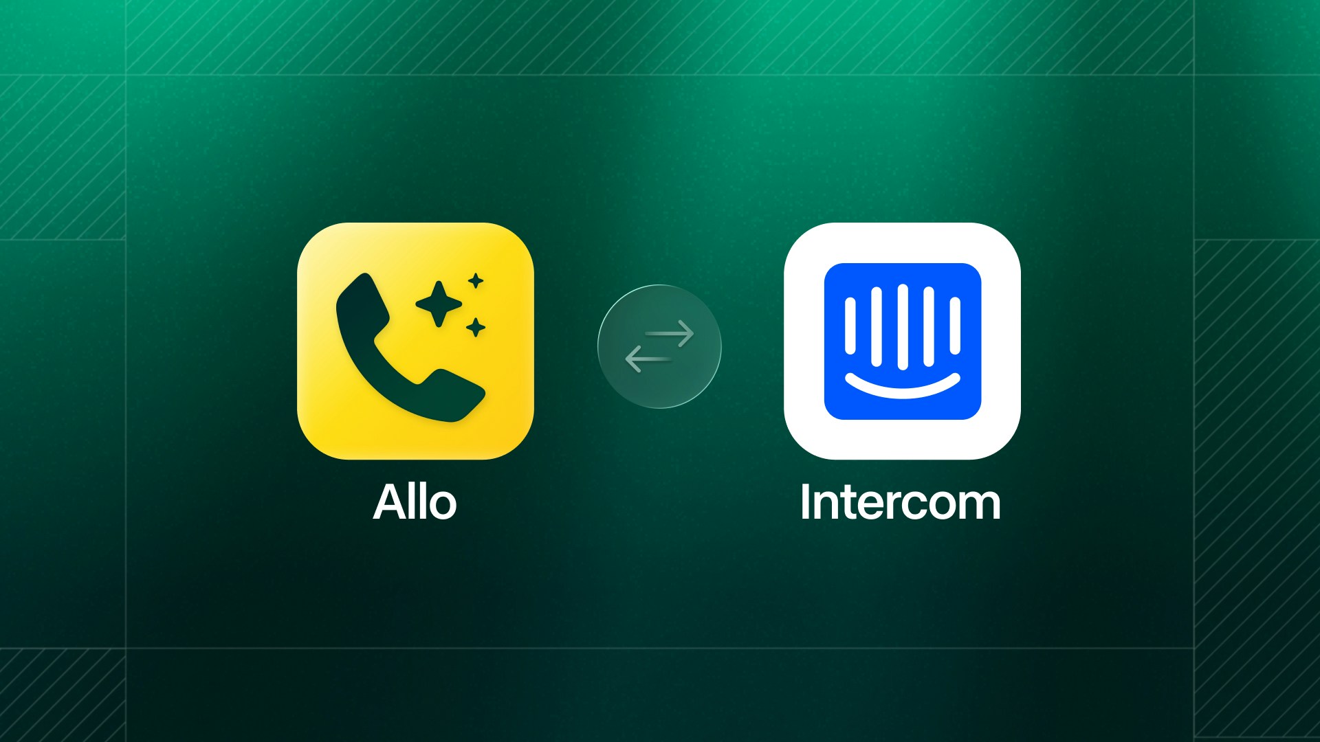 Intégration Allo et Intercom
