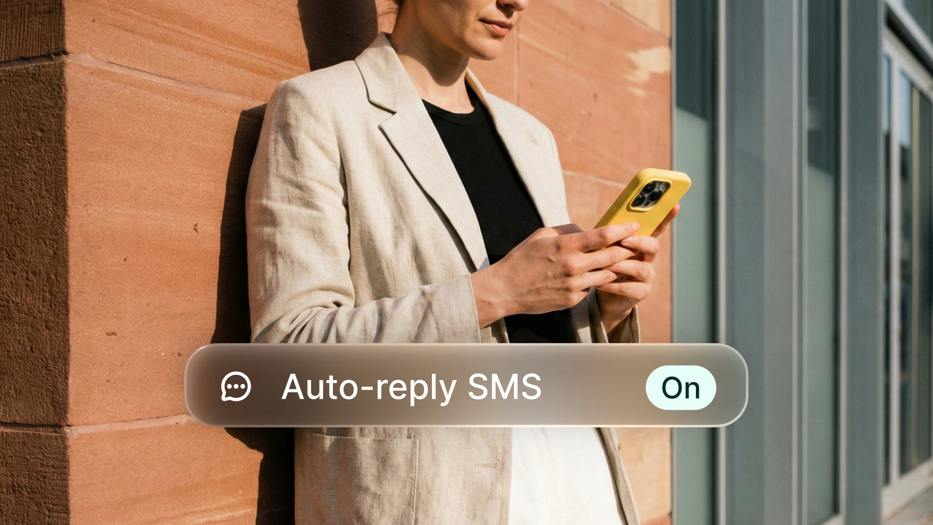 Automatic SMS reply after missed call