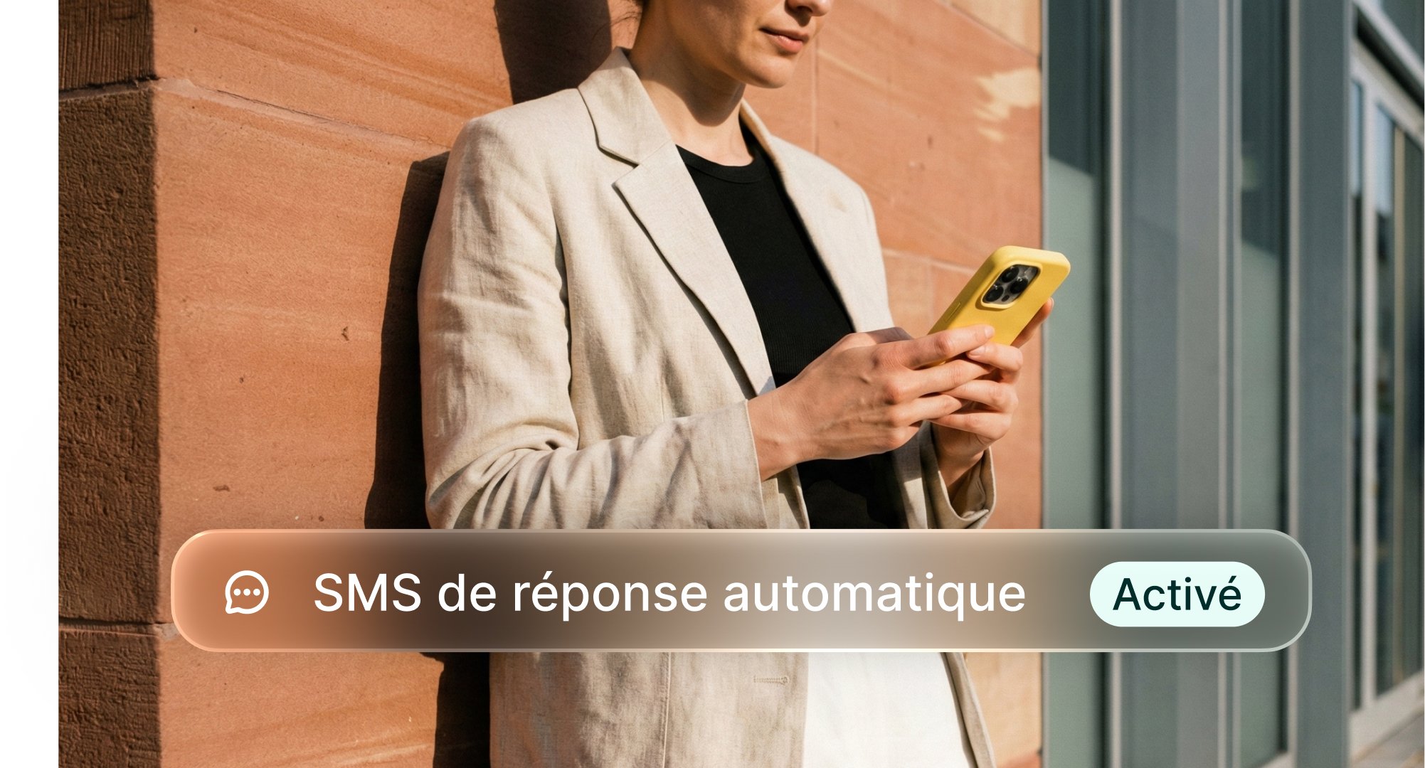 Réponse SMS automatique après un appel manqué