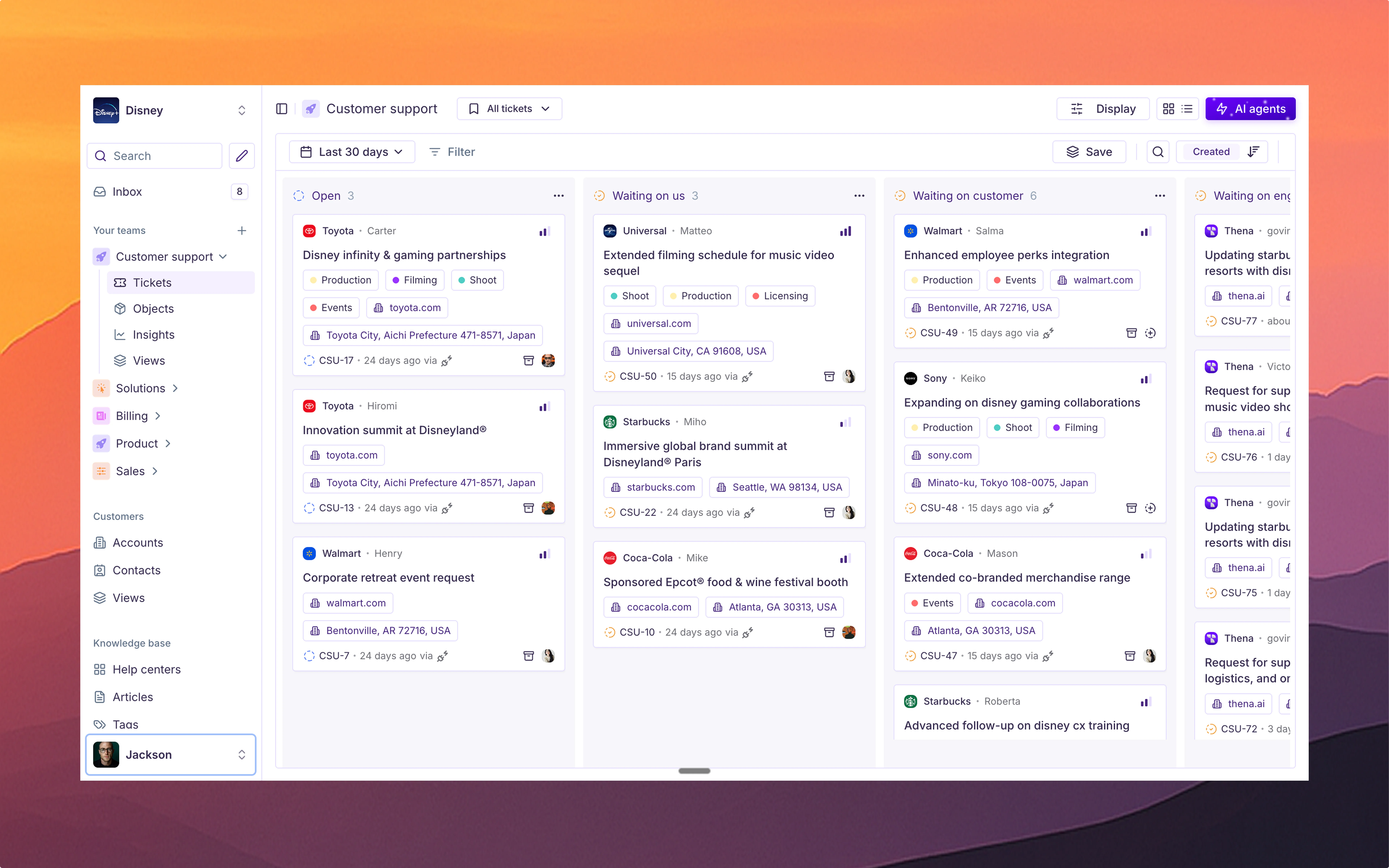 Breeze theme interface