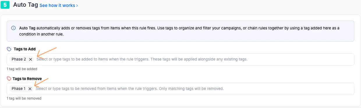 Rules Tags