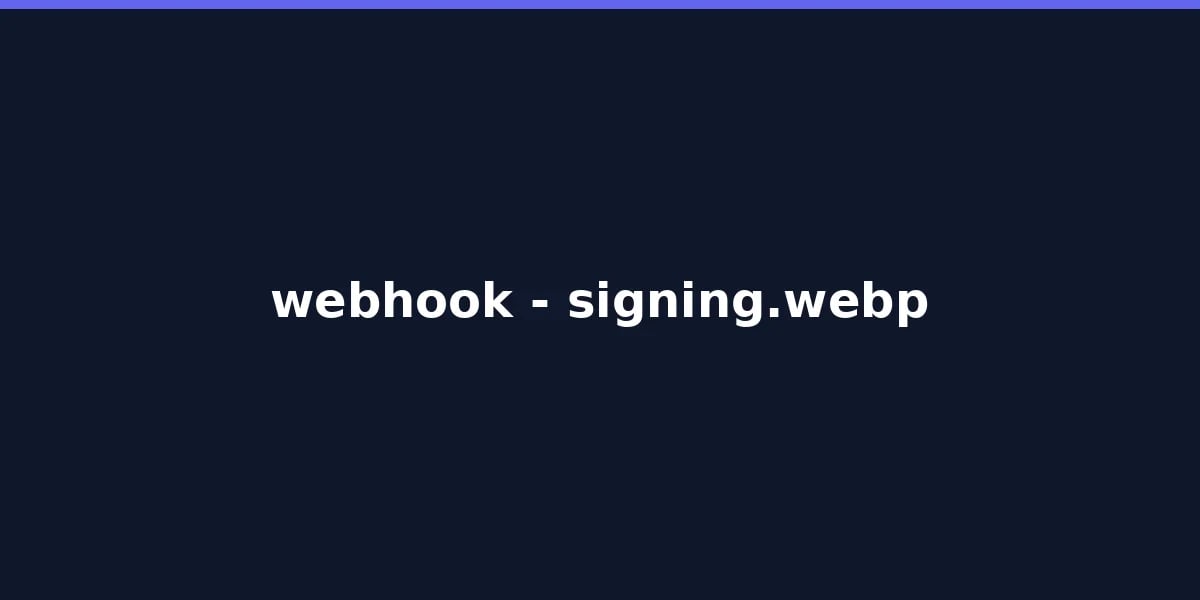 Webhook per-request signing flow — theStacc signs body with HMAC-SHA256 and sends X-Webhook-Signature header; receiver verifies and returns 200 OK with url and id