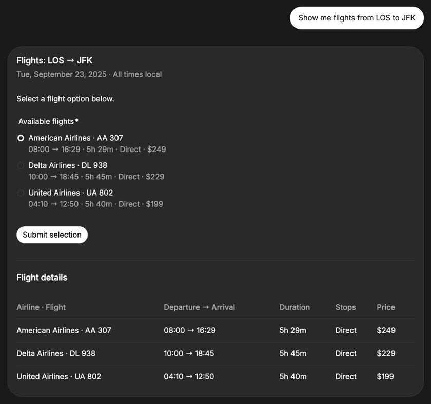 Implementing Custom Components - Thesys Documentation