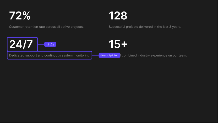 Key Info template