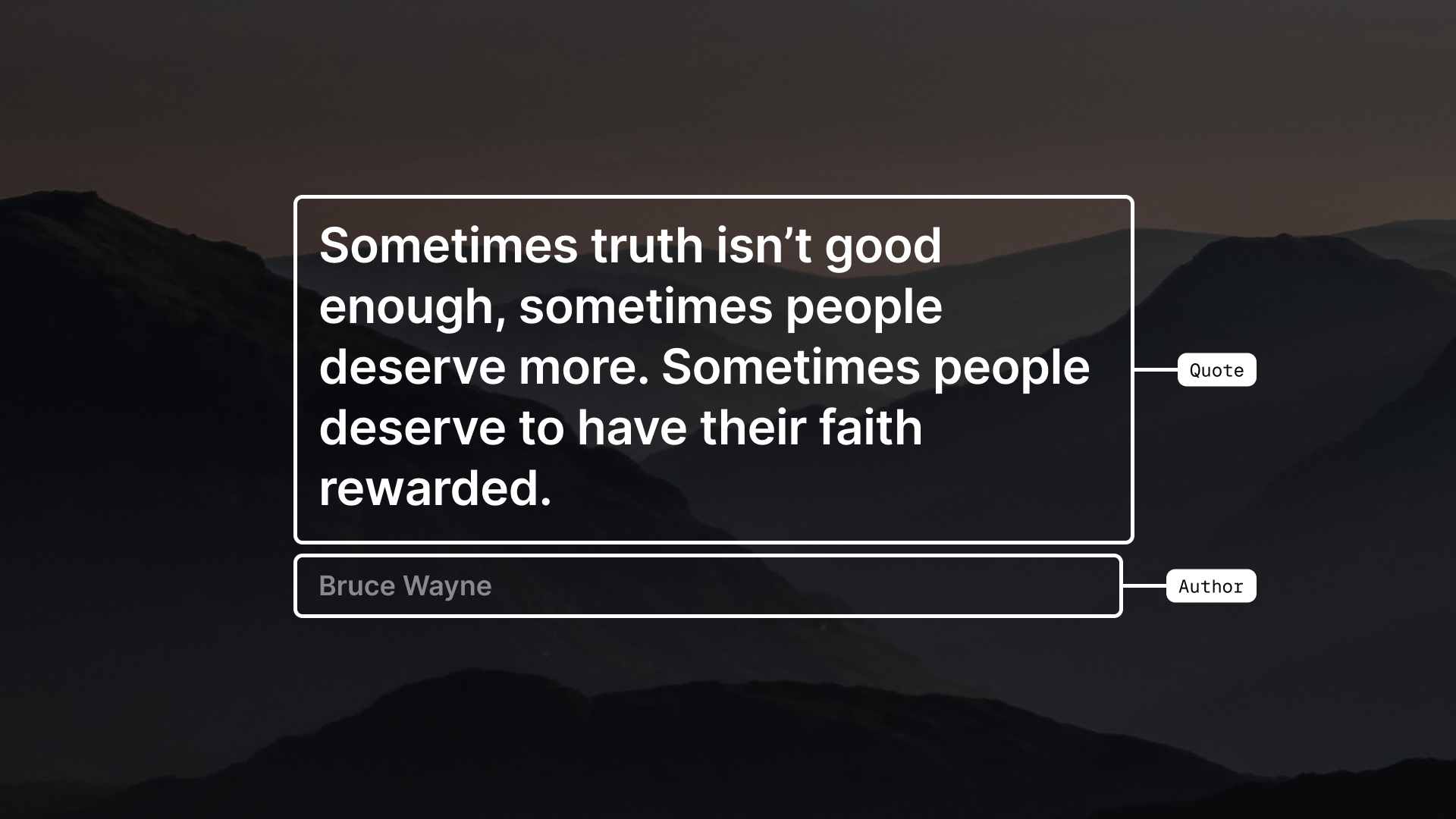 Pull Quote template