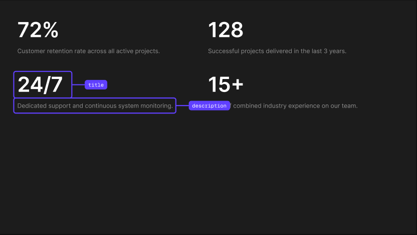 Key Info template